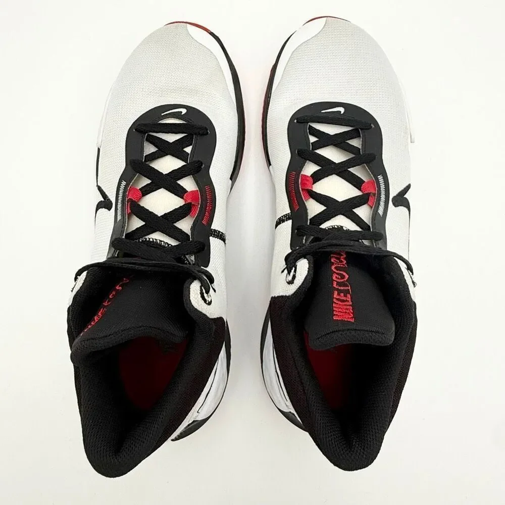 Nike Men’s Renew Elevate 3 Basketball Sneakers in Black White Red Colorway - US